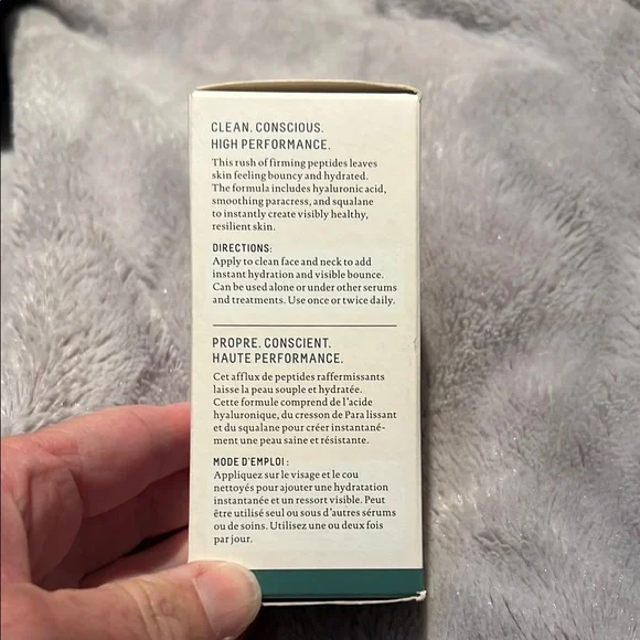 Biossance Squalane + Copper Peptide Rapid Plumping Serum - White - Picture 4 of 6